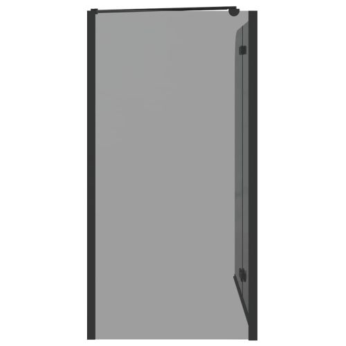 Душова обшивка Черно 120 x 68 x 130 см ESG стъкло и алуминий