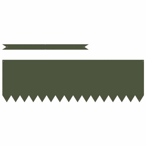 Ограда за трева 30 бр. 100 x 0,05 x 30 см Маслинено зелено