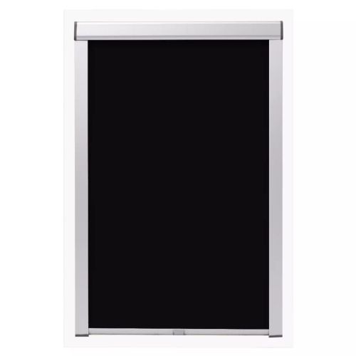 Затъмняваща ролетна щора, черна, 206