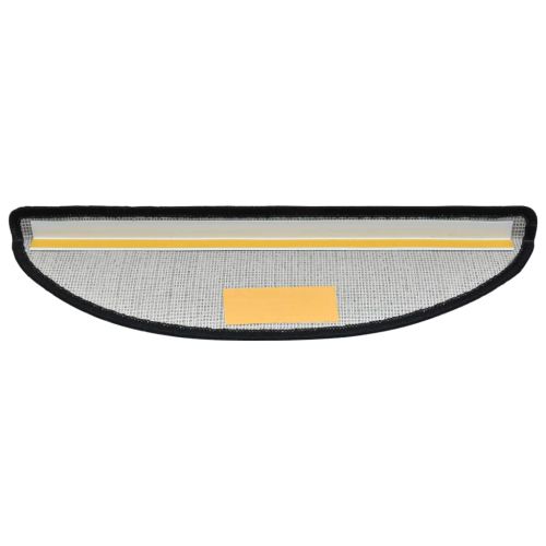 Изтривалки за стълби, 15 бр., 56x17x3 см, антрацит, полукръгли