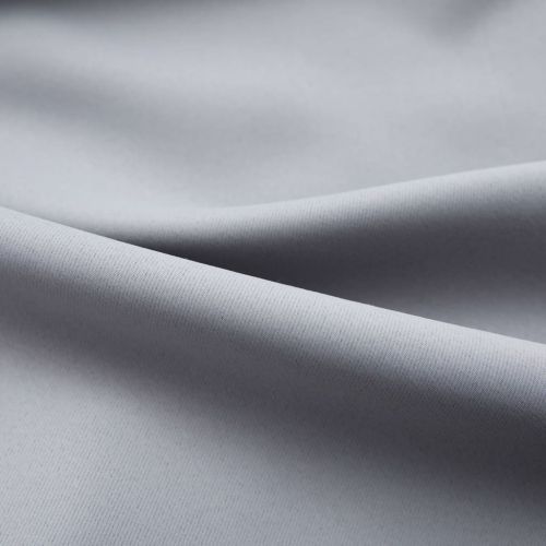 Затъмняващи завеси с куки, 2 бр, сиви, 140x245 см