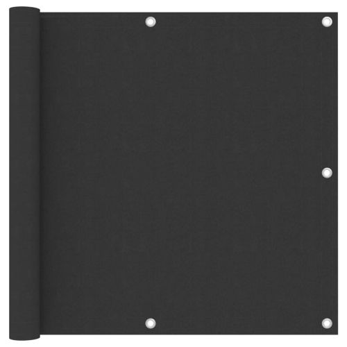 Балконски параван, антрацит, 90x300 см, оксфорд плат