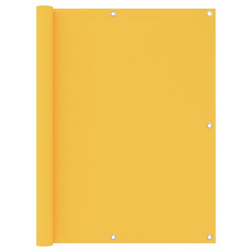 Балконски параван, жълт, 120x500 см, оксфорд плат