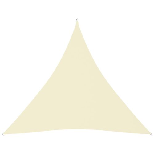 Платно-сенник, Оксфорд плат, триъгълно, 4,5x4,5x4,5 м, кремаво