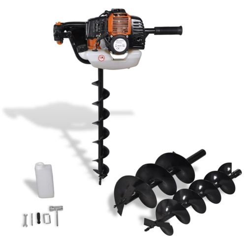 Моторен свредел за пробиване на земя, оранжев