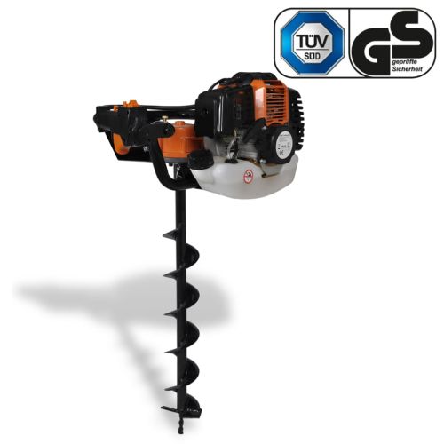 Моторен свредел за пробиване на земя, оранжев