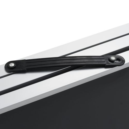 Сгъваема маса за лепене на тапети, МДФ и алуминий, 300x60x78 см