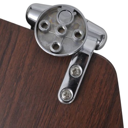 Тоалетна седалка МДФ капак с плавно затваряне изчистена кафява