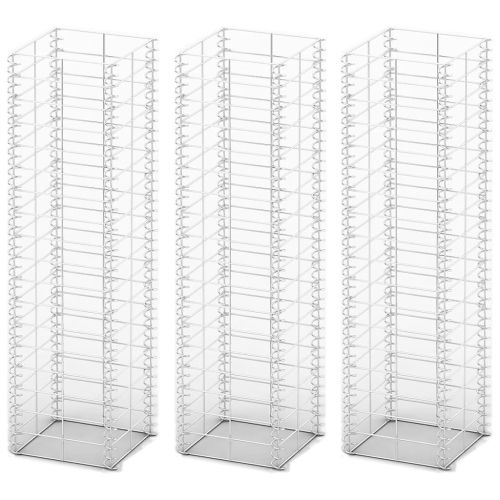 Комплект габиони, 3 бр, поцинкована тел, 25x25x100 см