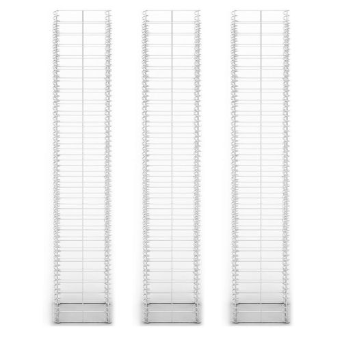 Комплект габиони, 3 бр, поцинкована тел, 25x25x150 см
