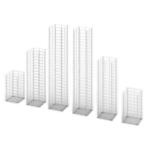 Комплект габионни кошове, 6 бр, поцинкована тел