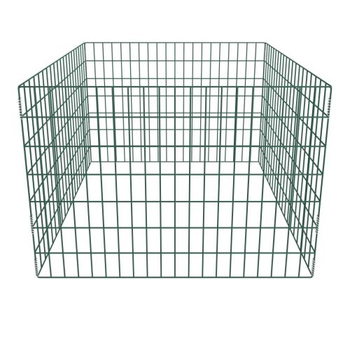 Квадратен мрежест градински компостер, 100x100x70 см