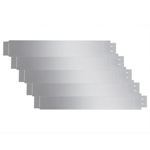 Комплект бордюрни ленти поцинкована стомана 5 части 100x14 см