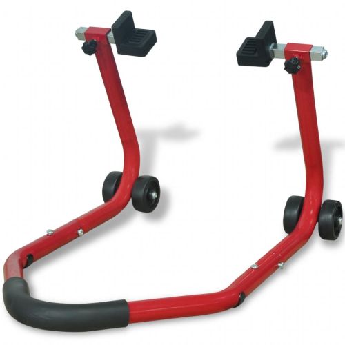 141971 Стойка за задна гума на мотоциклет, червена