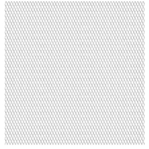 Мрежа оградна, неръждаема стомана, 100x85 см, 20x10x2 мм