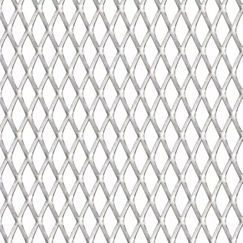 Мрежа оградна, неръждаема стомана, 100x85 см, 20x10x2 мм