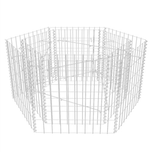 Хексагонален габион повдигната леха, 100x90x50 cм
