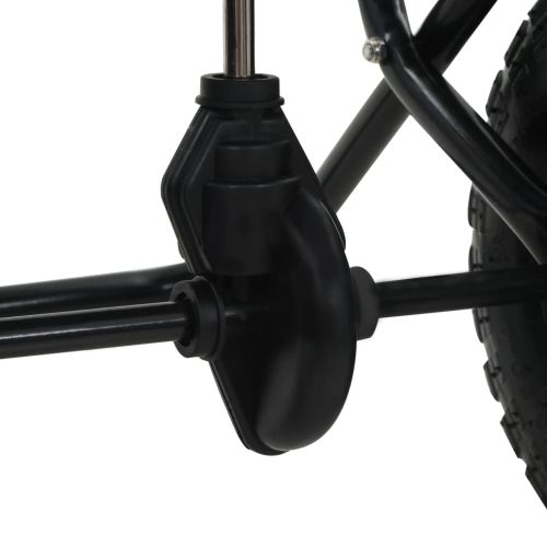 Ръчен разпръсквач за сол, PVC и стомана, 80x46x75 см, 15 л