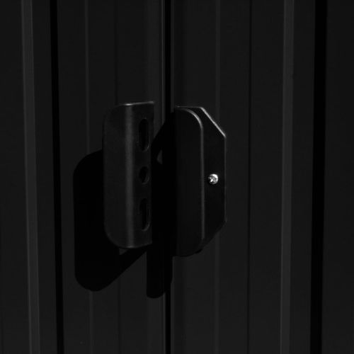 Градинска барака, 257x392x181 см, метал, антрацит