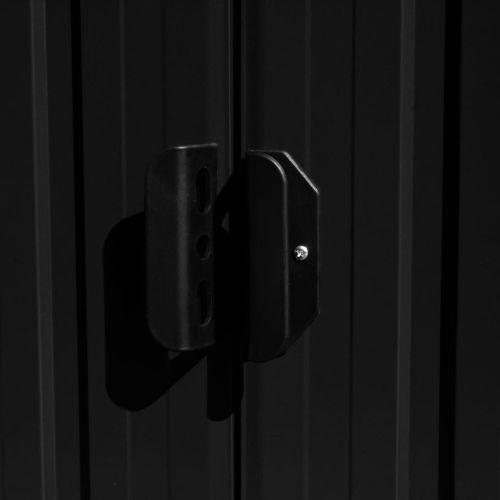 Градинска барака, 257x489x181 см, метал, антрацит