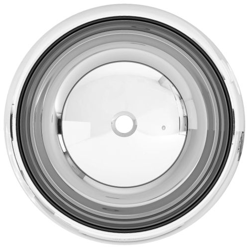 Мивка, 40x15 см, керамична, сребриста