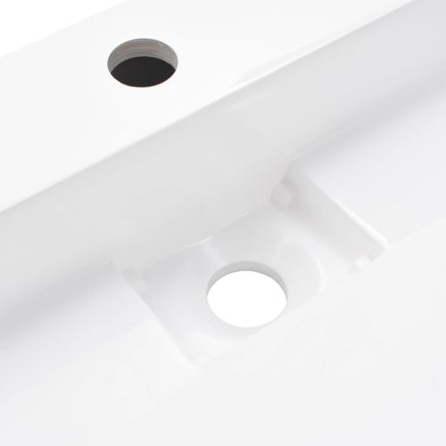 Мивка, 60x38x11 см, минерална/мраморна отливка, бяла