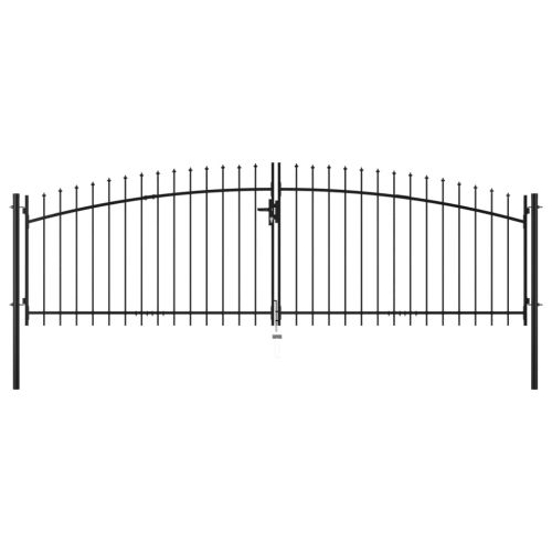 Двойна оградна порта Woerden с капак тип копие 400x149,5 см