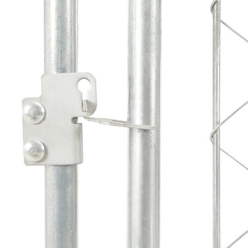 Външна клетка за кучета с покрив, 100x100x125 см