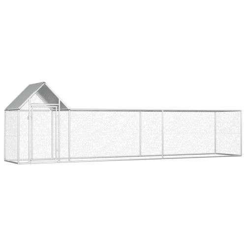 Птичарник, 5x1x1,5 м, поцинкована стомана