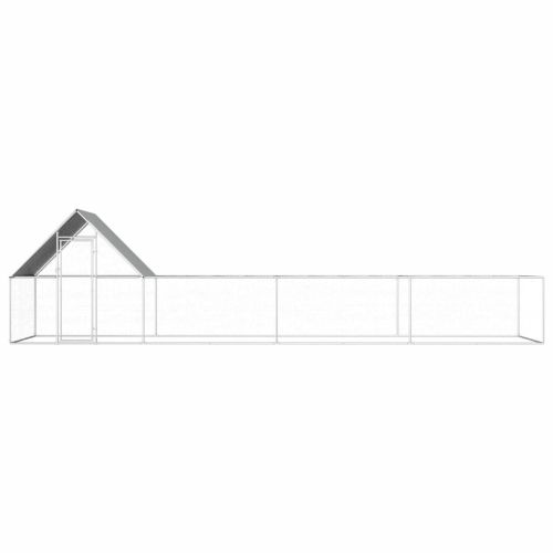 Птичарник, 8x2x2 м, поцинкована стомана