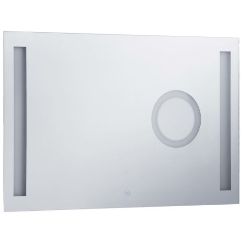 Стенно LED огледало за баня с тъч сензор 100x60 см