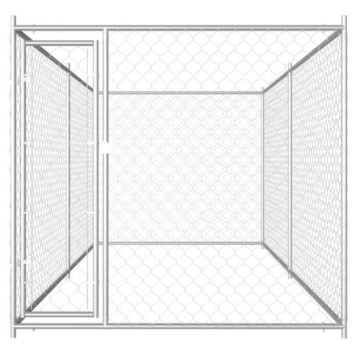 Дворна клетка за кучета, 382x192x185 см