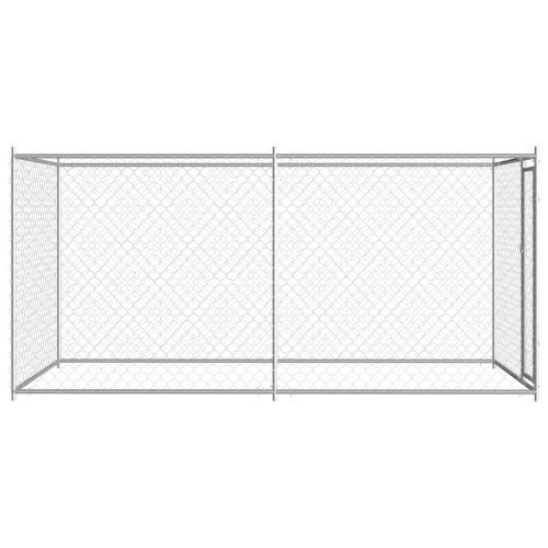 Дворна клетка за кучета, 382x192x185 см