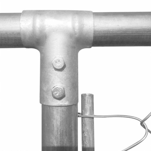 Дворна клетка за кучета с покрив, 760x190x225 см