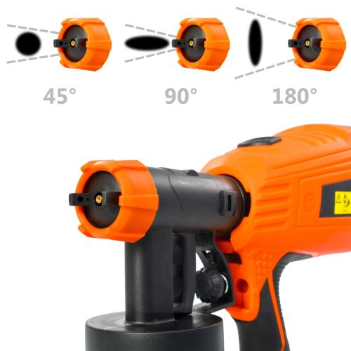 Електрически пистолет за боядисване 3 накрайника 500 W 800 мл