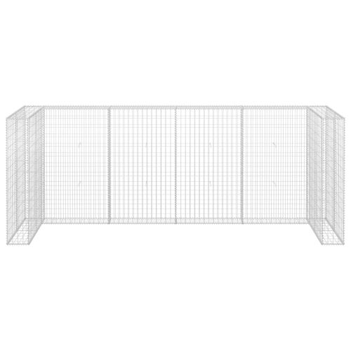 Габионна стена за контейнери поцинкована стомана 320x100x120 см