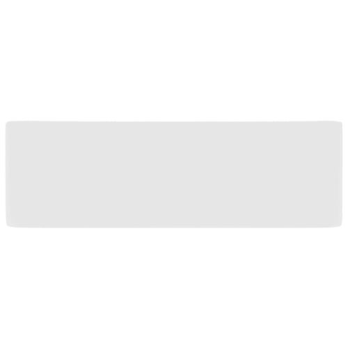 Луксозна мивка, матово бяла, 41x30x12 см, керамика