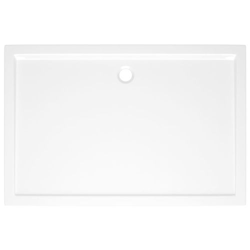 Правоъгълно ABS душ корито, бяло, 80x120 см