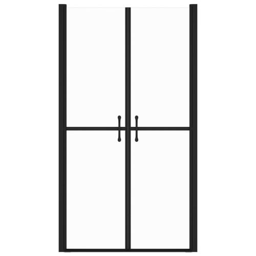 Врата за душ, прозрачно ESG стъкло, (73-76)x190 см