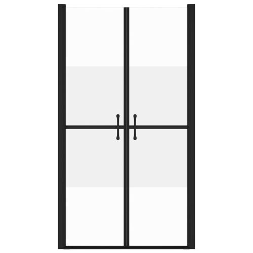 Врата за душ, полуматирано ESG стъкло, (98-101)x190 см