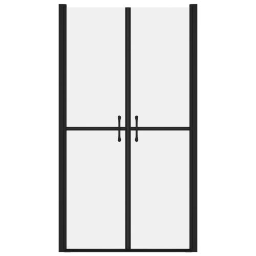 Врата за душ, матирано ESG стъкло, (83-86)x190 см