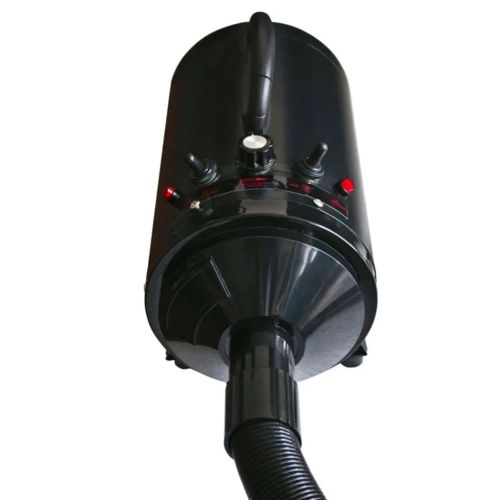 Сешоар за кучета с 3 накрайника, черен, 2400 W