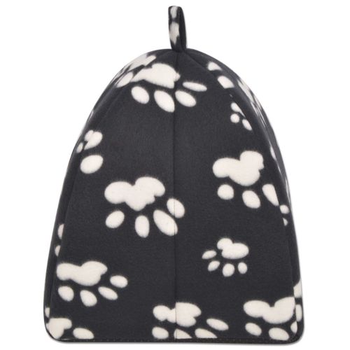 Котешка къщичка, размер L, черна