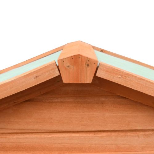 Клетка за зайци, чам и ела масив, 310x70x87 см