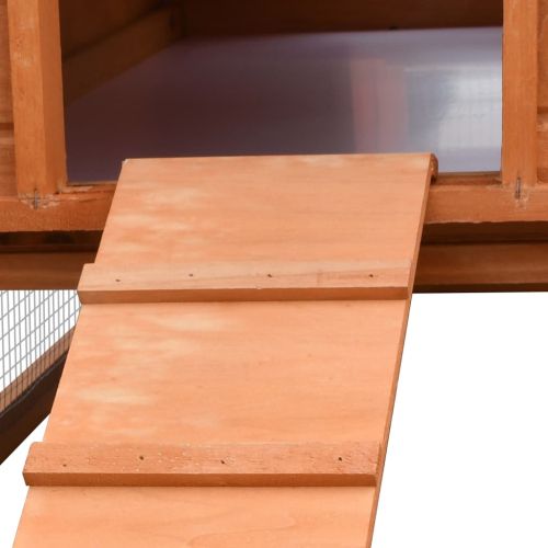 Клетка за зайци, чам и ела масив, 310x70x87 см