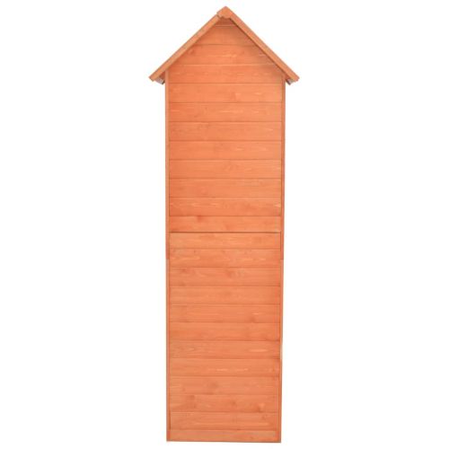 Градински шкаф за съхранение, 71x60x213 см, дърво
