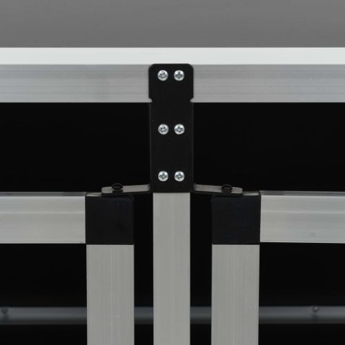 Кучешка клетка с две врати, 89x69x50 см