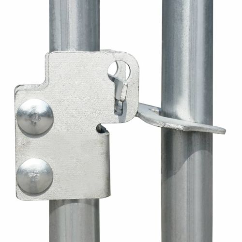 Птичарник на открито, 2,75x6x1,92 м, поцинкована стомана