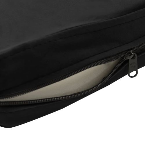 Кучешки диван, черен, 72x45x30 см, плюш