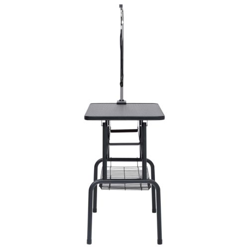 Регулируема маса за груминг на кучета с 1 каишка и кошница